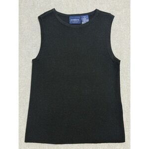 Liz Claiborne Tank Top Womens Small‎ Lizsport Petite Metallic Knit Sleeveless